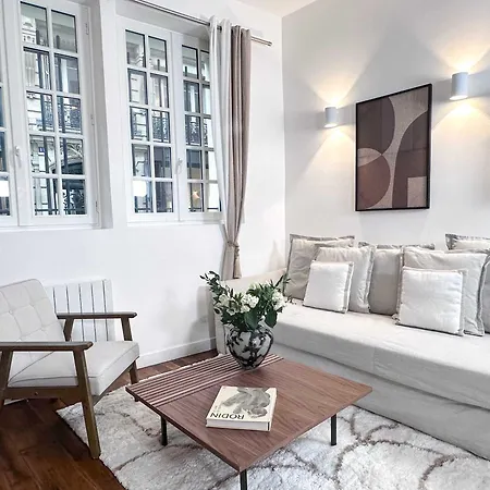 Daire Stylish In Le Marais Paris